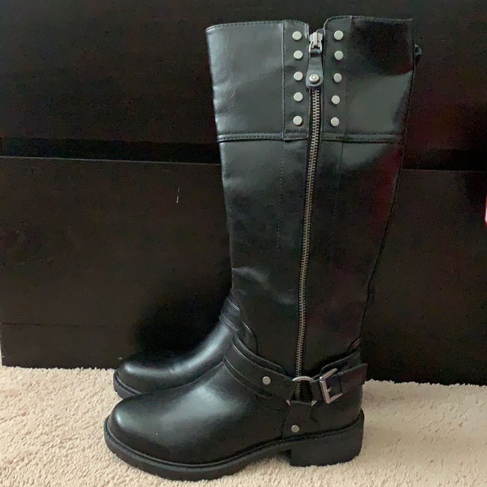 New G by Guess Black Knee Boots